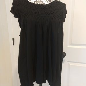 Free People, black size Medium short sleeve shirt